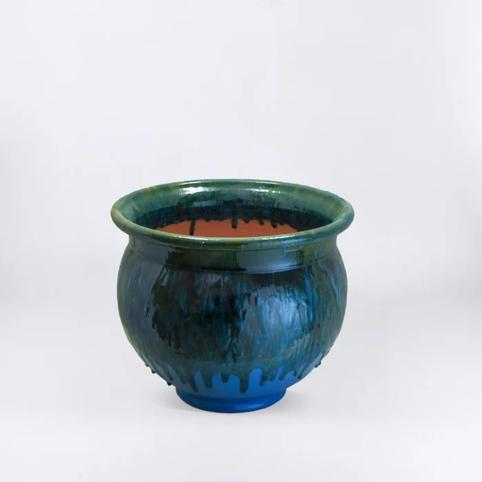 BLUE GREEN CASHPOT – Image 1