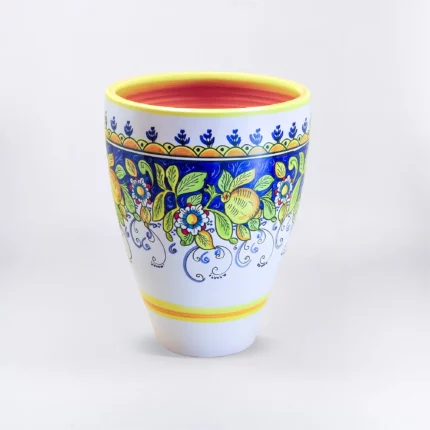 DECORATED SIMPLE CONICAL POT