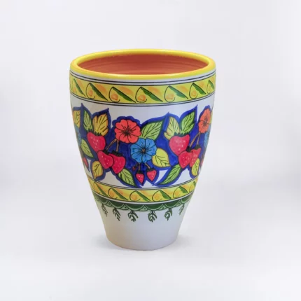 DECORATED SIMPLE CONICAL POT