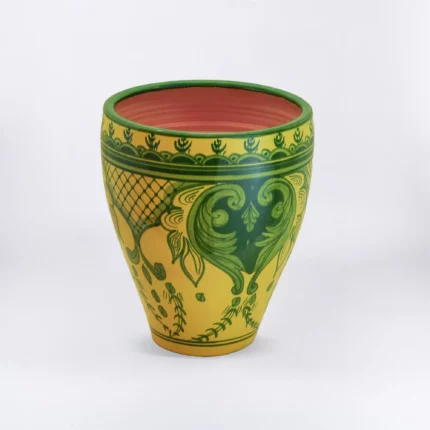 DECORATED SIMPLE CONICAL POT
