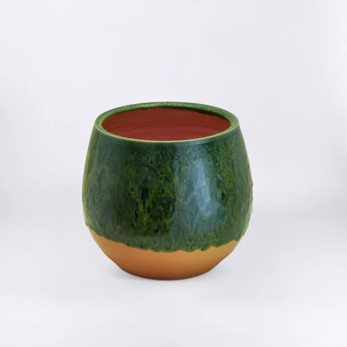 GREEN YELLOW EGGY POT – Image 1