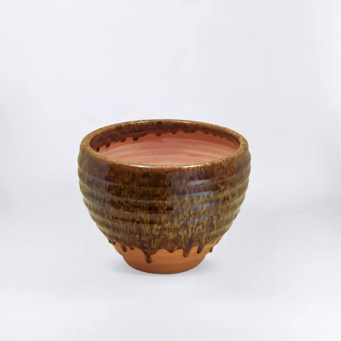 ORANGE BROWN STRIPED FREZA – Image 1